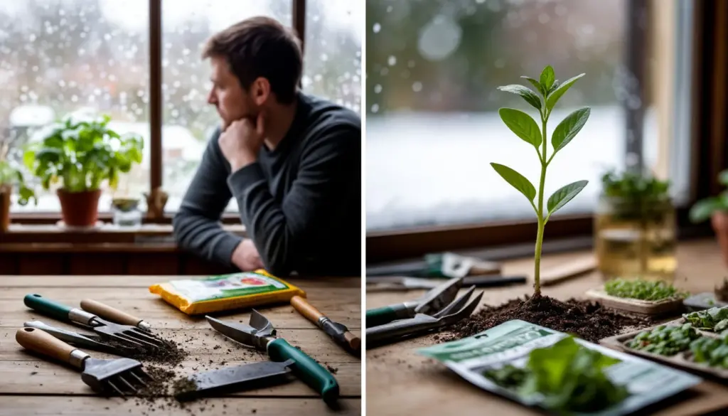 8 enkla steg för att förbereda din trädgård för våren medan snön fortfarande ligger.