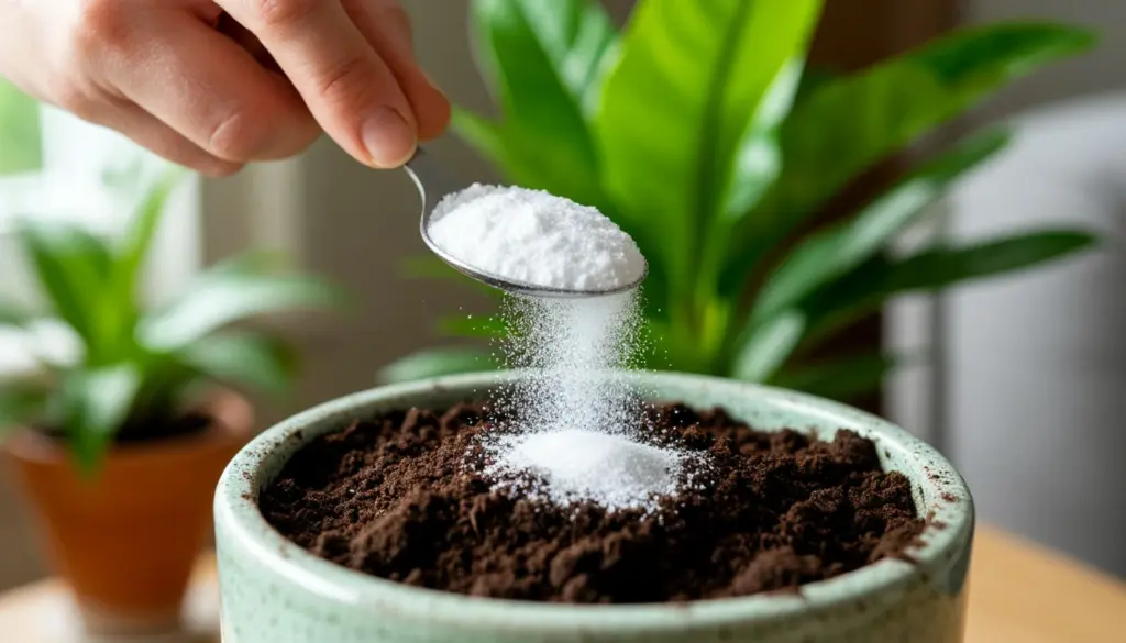 Bakpulver i blomkrukan? Så förhindrar det mögel på dina inomhusväxter