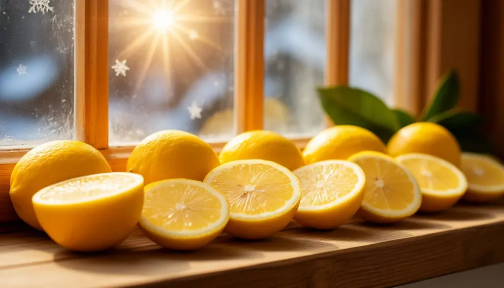 Citronskivor på fönsterbrädan? Hemligheten bakom fräschare luft hela vintern