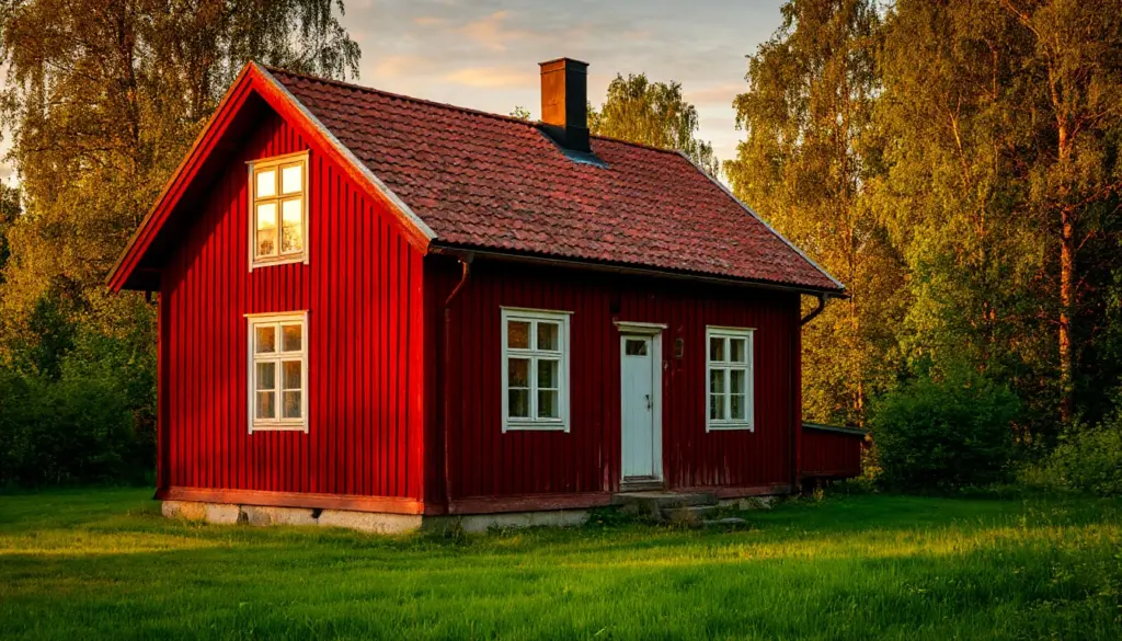 Det dolda skälet till att svenska hus målas med Falu rödfärg - det handlar inte om tradition.