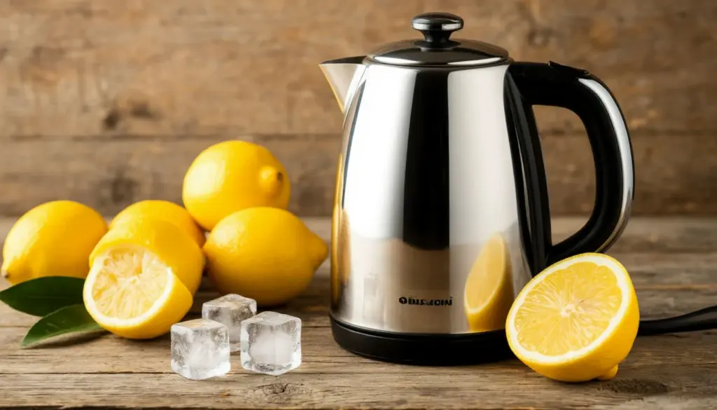 Fryst citron för att rengöra vattenkokaren? Kalkavlagringar försvinner på minuten