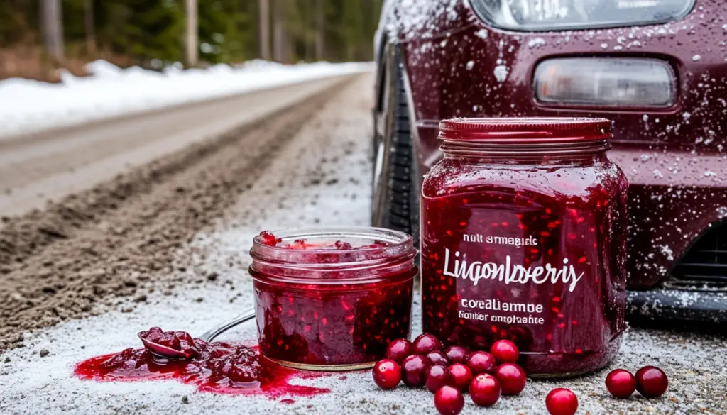 Lingonsylt på fläckar av vintervägsmuts? Därför fungerar det bättre än kemikalier.
