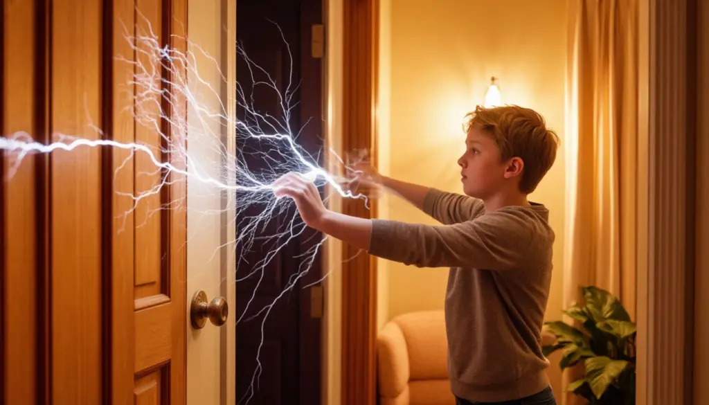 Ulltrådar runt dörrhandtagen? Det geniala knepet mot statisk elektricitet i februari.