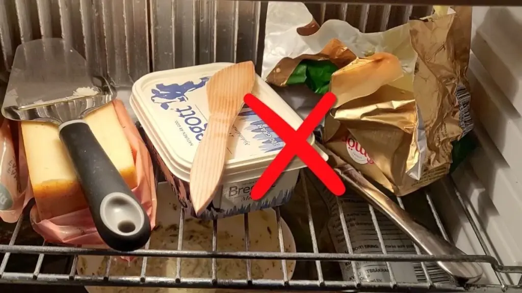 Varför du aldrig ska lämna smörkniven på smörpaketet i kylen