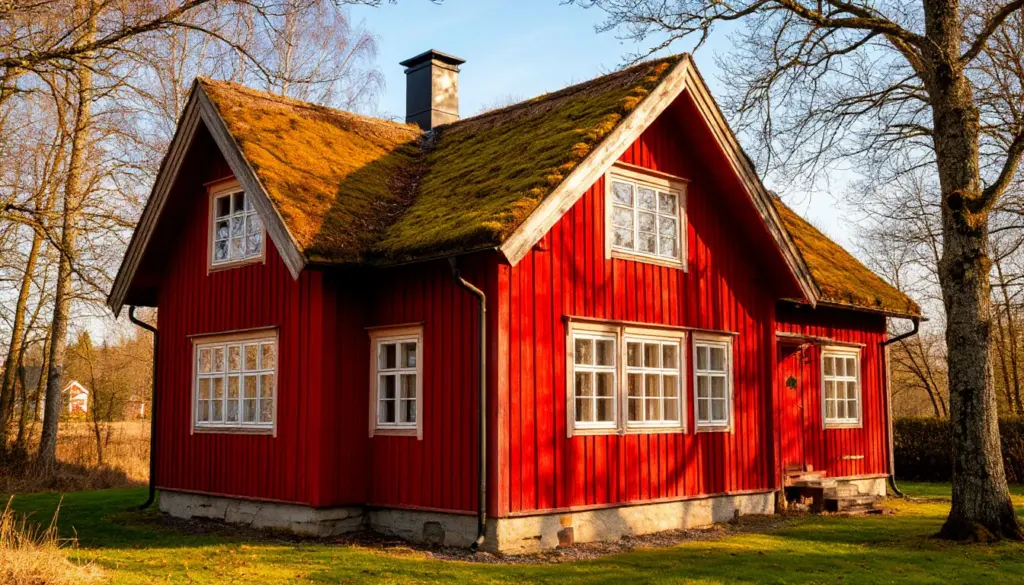 Den dolda anledningen till att svenska hus har så specifika färger för vårsolen