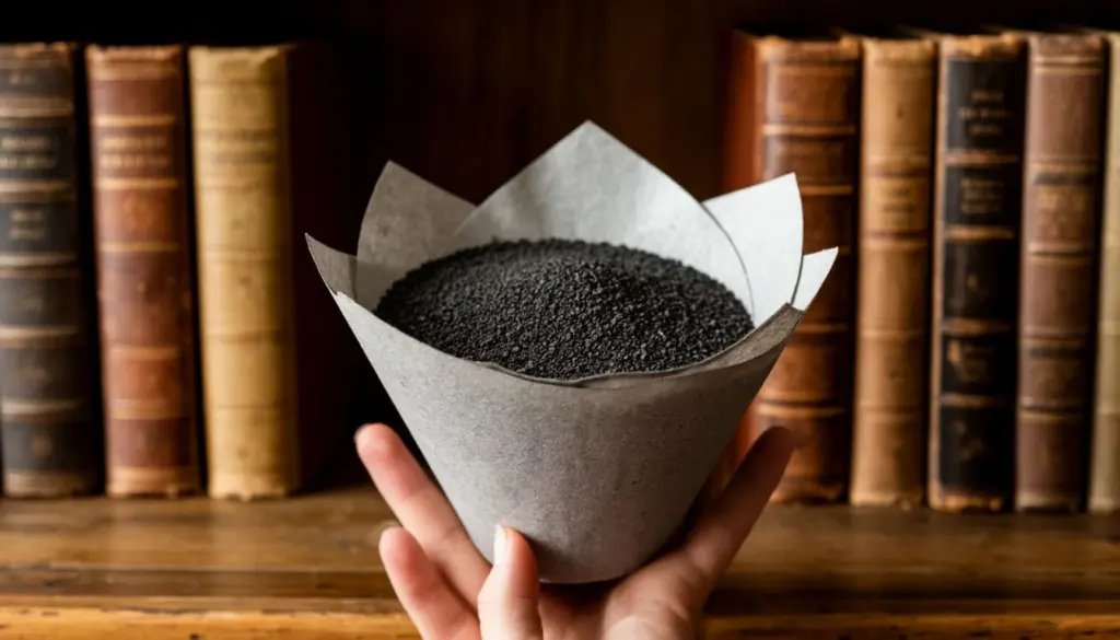 Kaffefilter i bokhyllan? Kemifakta: Den överraskande metoden som bevarar dina böckers dofter.