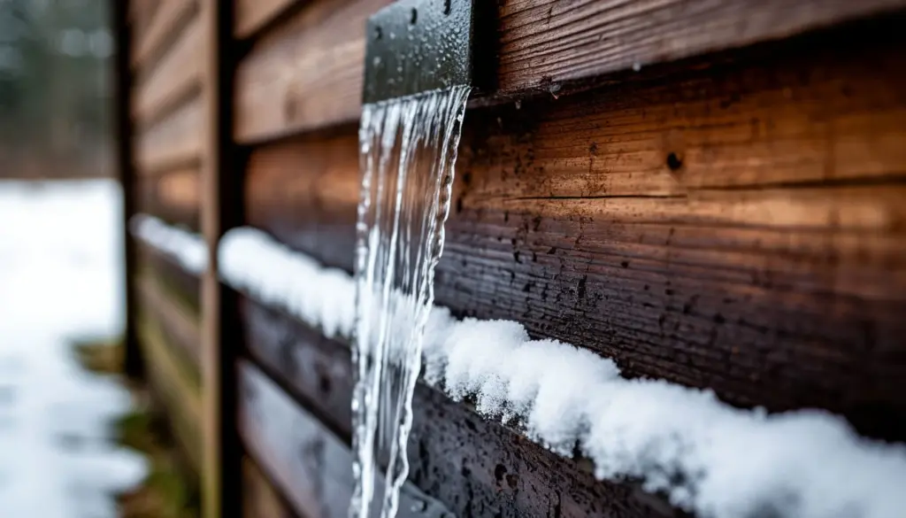 Snickarens hemlighet: Så förhindrar du fuktskador i uthuset efter snösmältning.